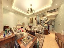 青羊区,临河岛居联排别墅,有天有地,带双花园,送车库