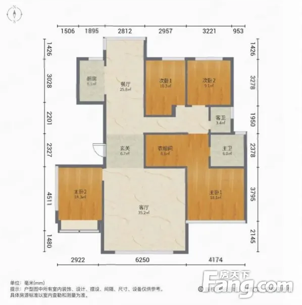 扬州瘦西湖壹号院户型图片