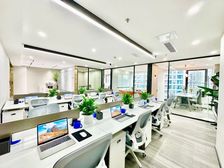 西二环草堂北路 浣花国际 电梯口6隔间30工位丨免租期一个月