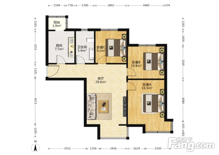 嘉春园南北通透采光好无遮挡配套齐全交通便利