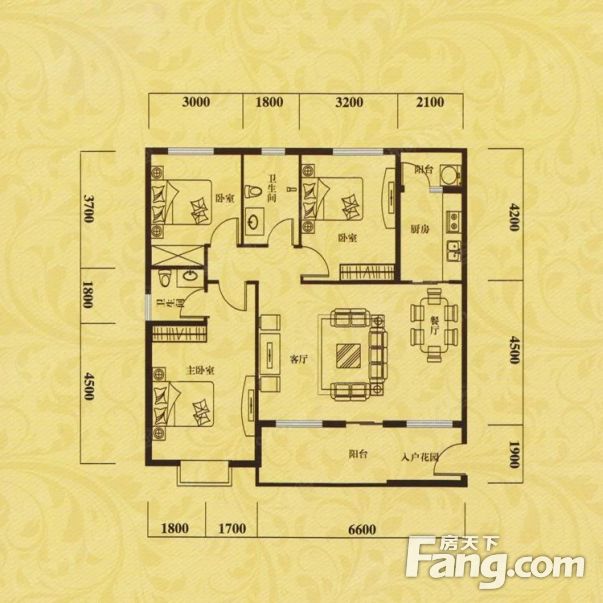京华城怡景苑180平7居电梯洋房复式空中花园实得270平