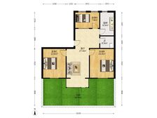 木杏新村:平直+振华學区.三开间朝南带40㎡大花园1年前精装
