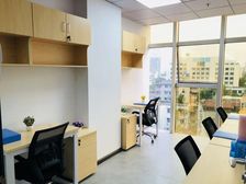 (东圃)35平可坐6-8人办公室,业主直租包水电配家具可注册