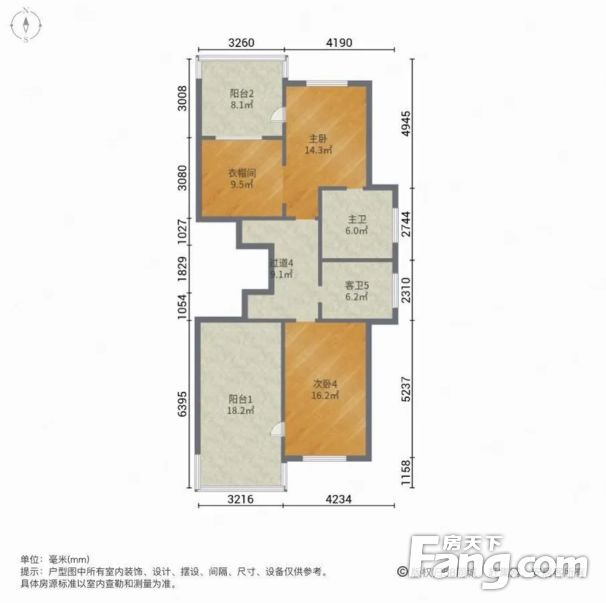 4聯排端戶 帶150平花園,重慶渝北照母山融創凡爾賽花園一期別墅二手房