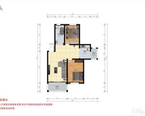 泰宸苑二期 88.25平2居 南向精装修 自住保养好