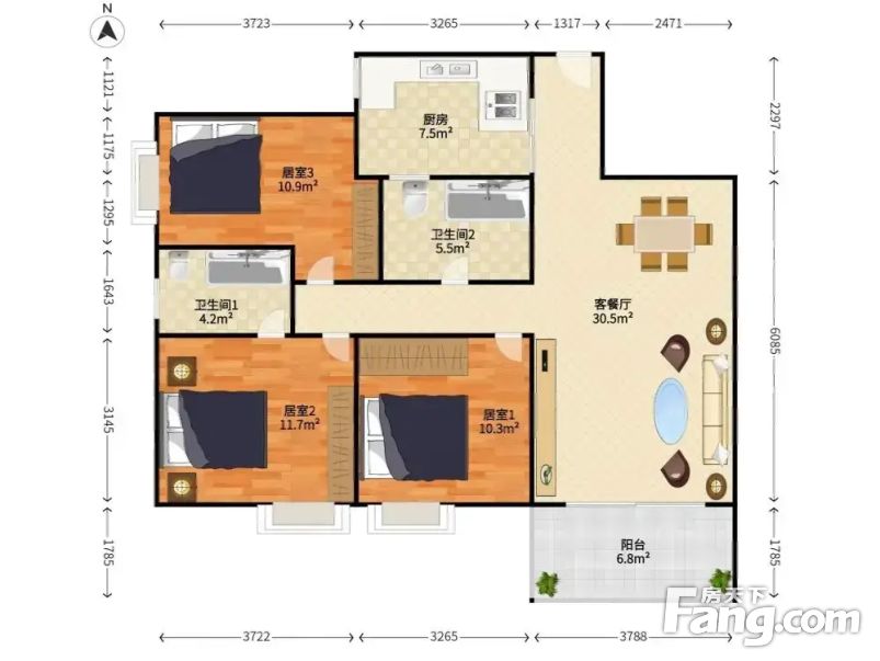 錦繡陽光花撿漏65萬可賣全新裝修帶車位來電可議價