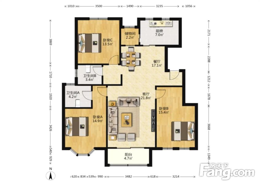 电梯洋房一梯两户精装婚房小区中间位置带车位中介费1
