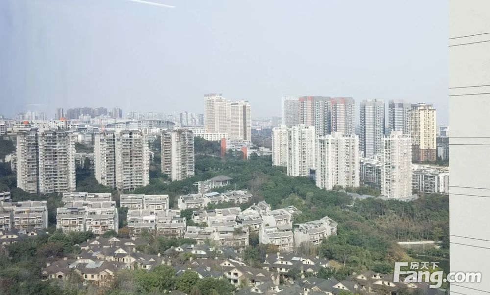 带花园 性价比高 商圈旁 近轻轨,重庆渝北农业园区常青藤·湖上初晴