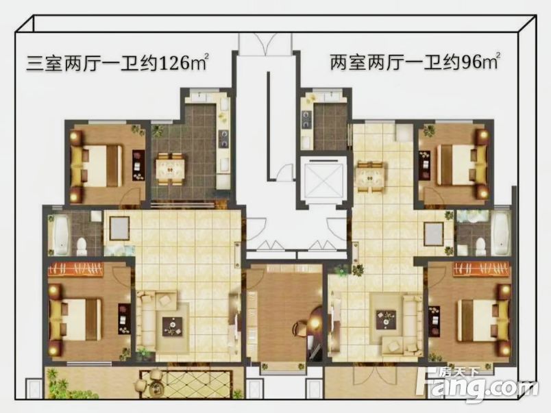 海边洋房一楼带小院威海南海新区蔚蓝水岸96平大两室六千一平