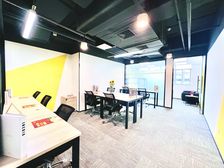 越秀豪华商圈精装办公室,无中介费,2-15人拎包办公,可注册