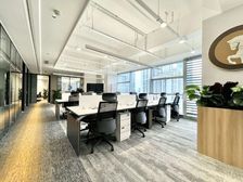 电梯口豪华装修 7隔间35工位 24H空调 正对仁恒置地广场