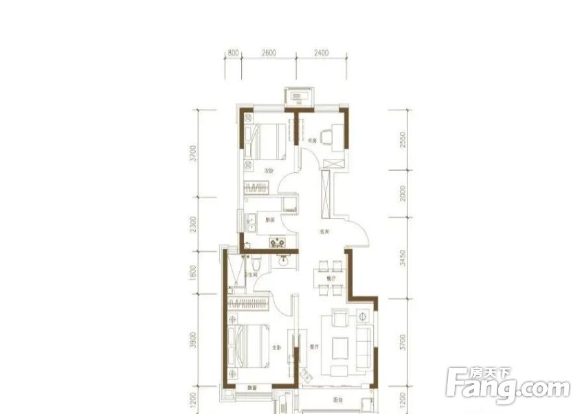 广场品质小区通透户型现房在售,天津东丽新立镇融信·金地澜悦二手房