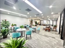 林和西 中信广场高层570平 全新装修7间隔 配家私 租89