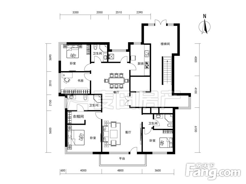 中心位置,,三面采光,电梯中间层近软件园,北京海淀马连洼西山华府珑园