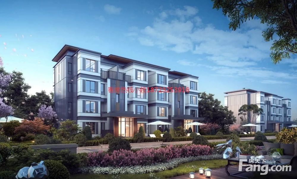 渝北回兴板式叠拼别墅下叠40平花园63米挑空无