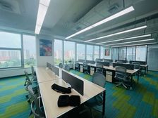 西三环丨精装现成家具丨地铁口丨双面采光丨租写字楼丨直接入住