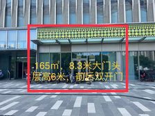 迎泽大街,165平米,前后开门,层高6米,现铺