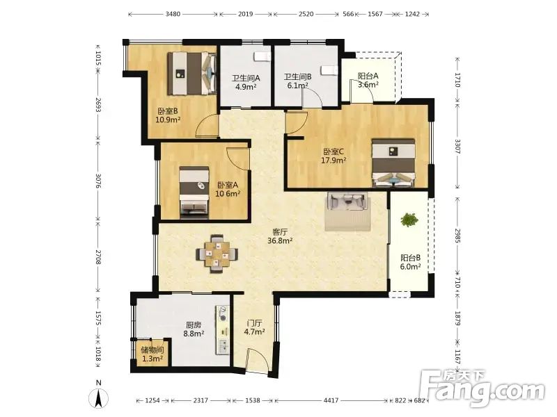 泛海cbd华发中城荟开发商精装老证费用少未住过人看房约