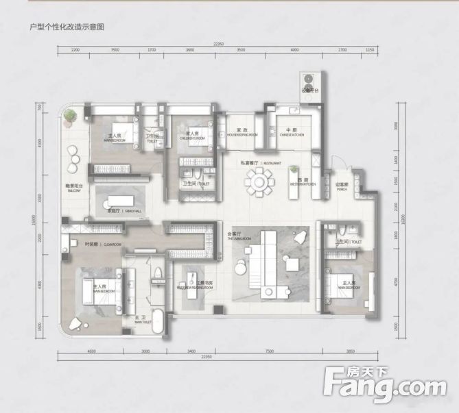 天心稀缺一线江景豪宅大平层在家眺望橘子洲公园旁鲜氧森活
