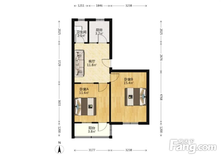 东吴新村2楼全明户型地铁4号线团结桥站有车库