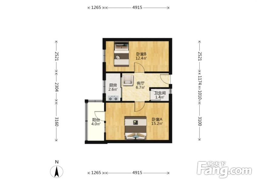 新星片私产两室三楼总价低位置好此房我维护谈价找我