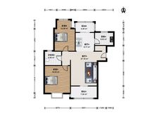 2013年房龄,1梯2户,电梯小高层,板式2房2厅南北双阳台