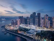 (南滨路C位豪宅)重庆外滩长嘉汇,145平大4房,精装带地暖