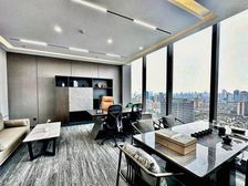 攀成钢牛市口超甲!金融接待集中丨5隔间豪装商务丨落地双面采光