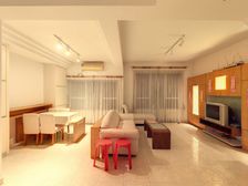 星晨花园五期次顶层,采光观景好,双卧客厅朝南,南向面