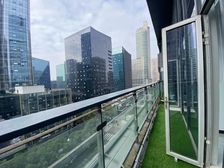 带阳台 全新装修 地铁口 豪如大厦 120 平 两隔间 直租