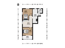 电梯房,1年精装,2房带客厅,可拎包入住,无税,近8和13号