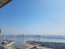 万里长江装饰客厅!复星外滩中心,奢装现房天幕大宅