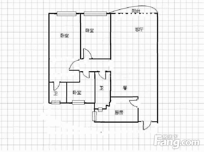 电梯房 123平 3室 精装 珠江花园 房东急置换 诚心出售