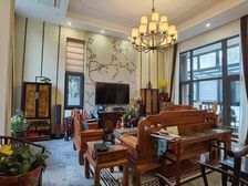 复地北桥城、小区中心组团大独栋、双车库、豪华装修、挑空客厅