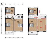 清流3房边套全明,近菜市场,双地铁,世博源,体育馆