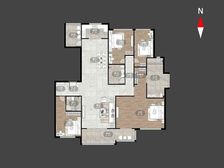 龙湖原山 毛坯大平层 房东着急卖 价格可以大刀的房子