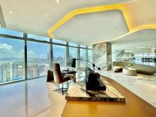 华侨城 恒邦置地大厦 1250平精装办公室出租 高层看海