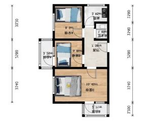 590W三里屯白家庄3室 次顶层高层采光好诚意出售+80