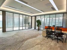 业主直租)京基滨河时代大厦235平丨双面采光带家私免租2个月