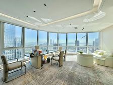 地铁口 华润置地大厦豪装800平带全套家私 高层东南向看海景