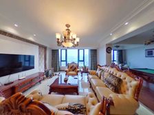 雅戈尔长岛花园,232平复式豪宅,10楼一线看江,精装拎包住