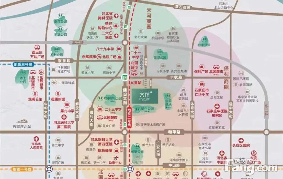 长安区运河桥义堂地铁口,6层洋房高端社区 二环里优质洋房,石家庄长安