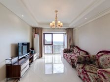 大兴北京城建海梓府装修客厅朝南落地窗