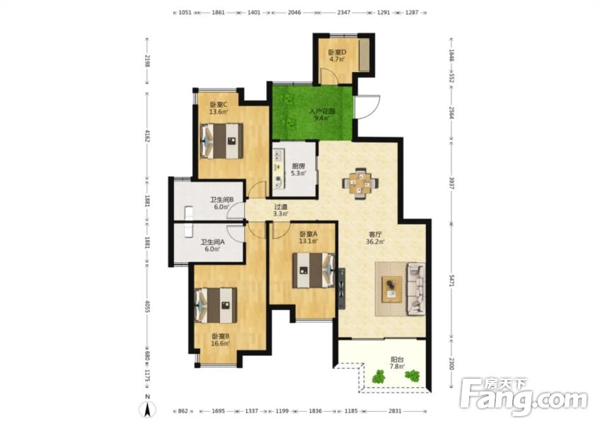 贵阳观山湖世纪城世纪城龙泉苑二手房 四室 - 房天下