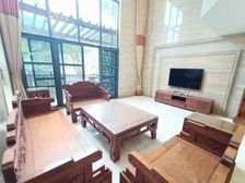 东南向单边中空厅设计 富力泉别墅 业主自已装修 地下室好靓!