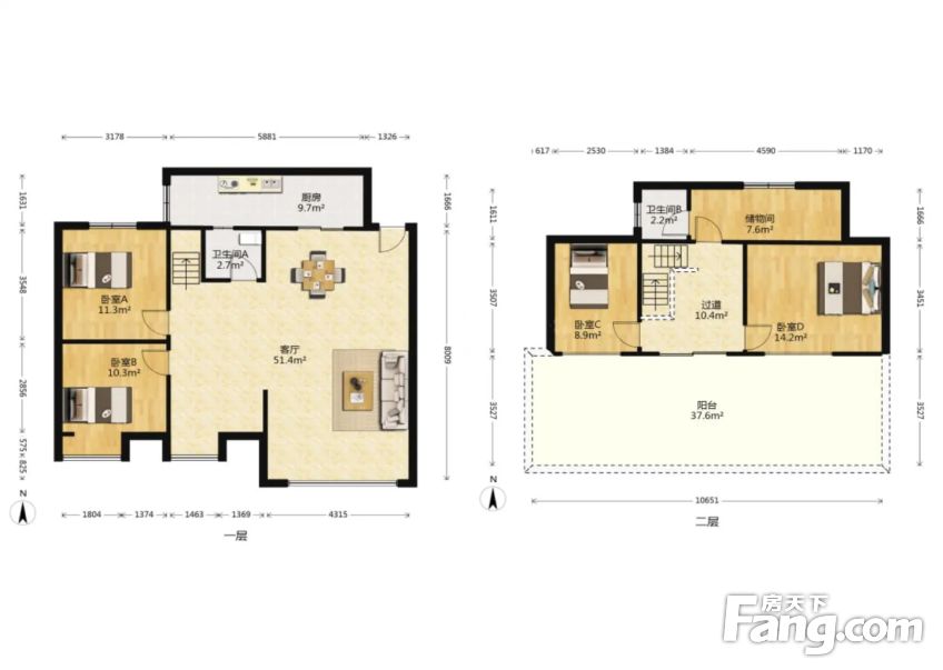 轻轨旁电梯洋房顶跃三层健身房花园物业费便宜