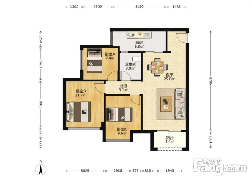 凤凰湾天悦装修住家三房别墅区湖景小高层居家安静