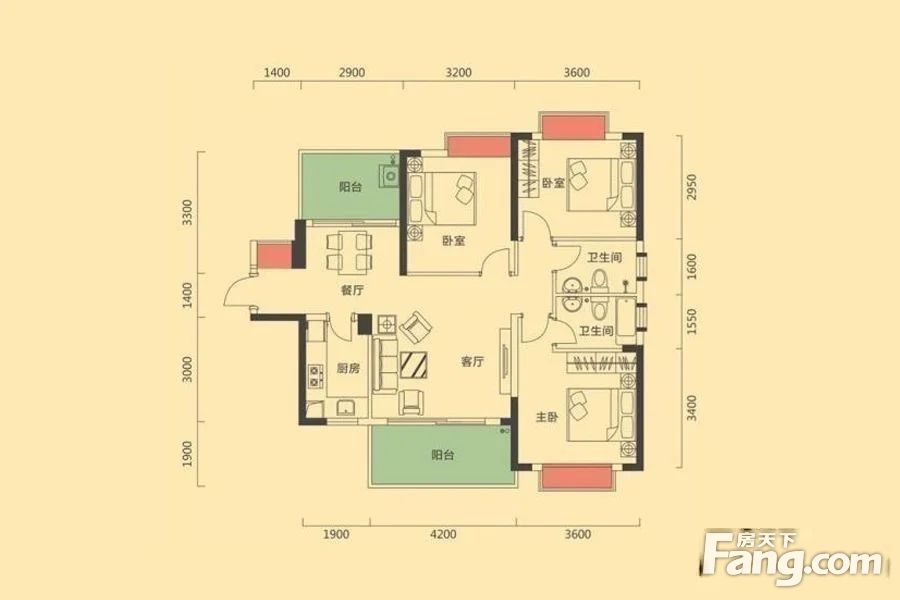 龙龙光城带车位采光充足带装修沃尔玛田心地铁口新房