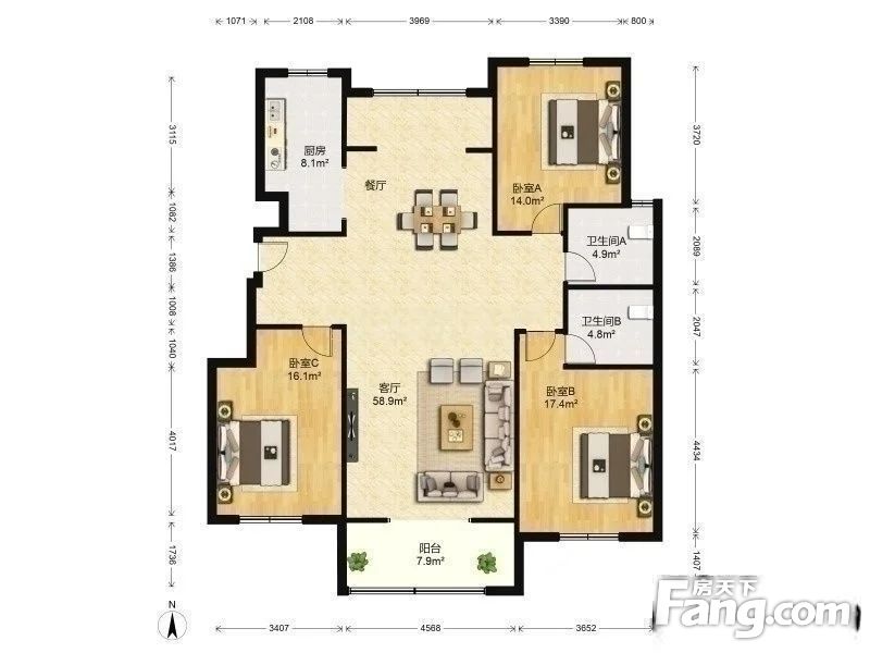 汇福山庄楼层好视野宽阔采光充足看山景车位储藏