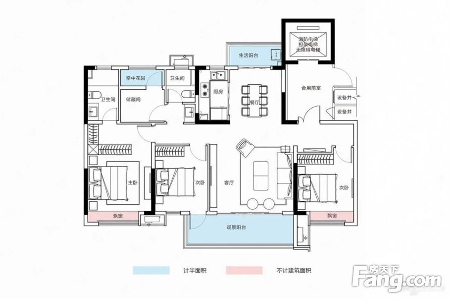 浏阳河一线河景现房双央企品质改善型住宅两梯两户现房